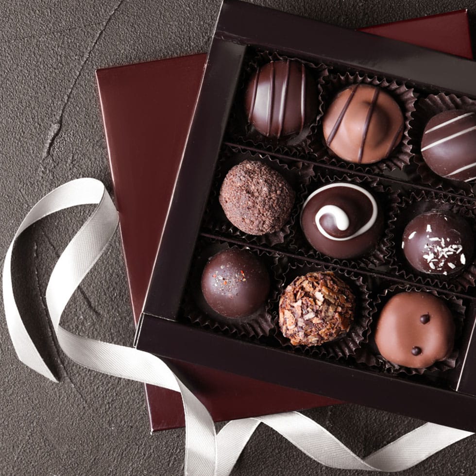 Vitrine aux chocolats