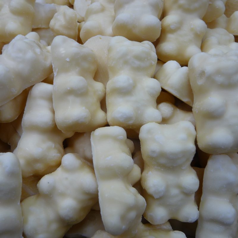 bonbon en vrac ourson guimauve chocolat blanc verquin confiserie du nord