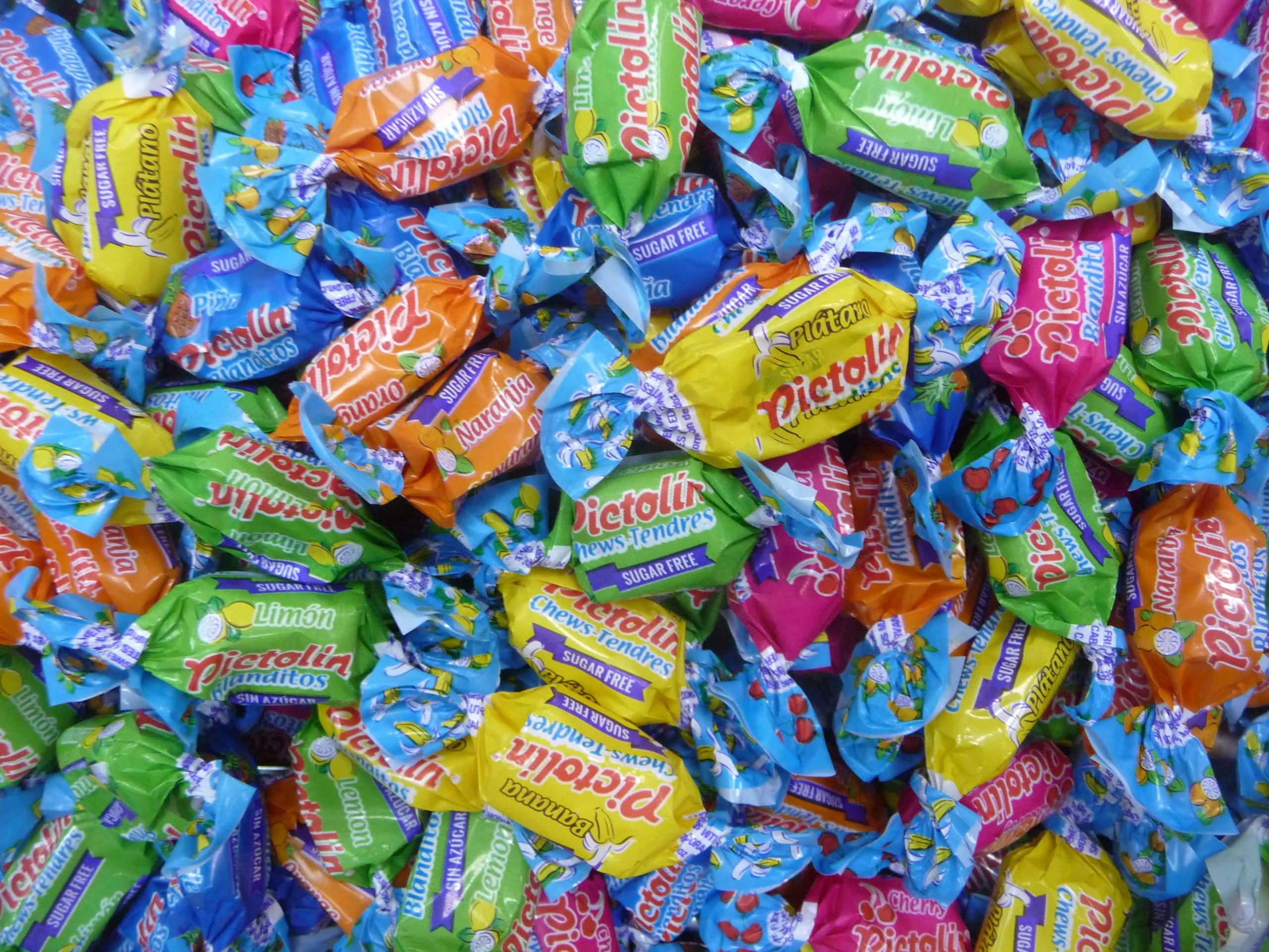 bonbon sans sucre chews fruits pictolin