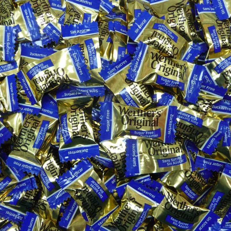 bonbon sans sucre creme caramel werthers original