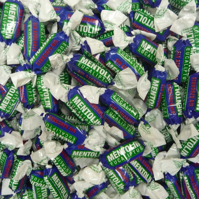 bonbon sans sucre eucalyptus mentolin espagne