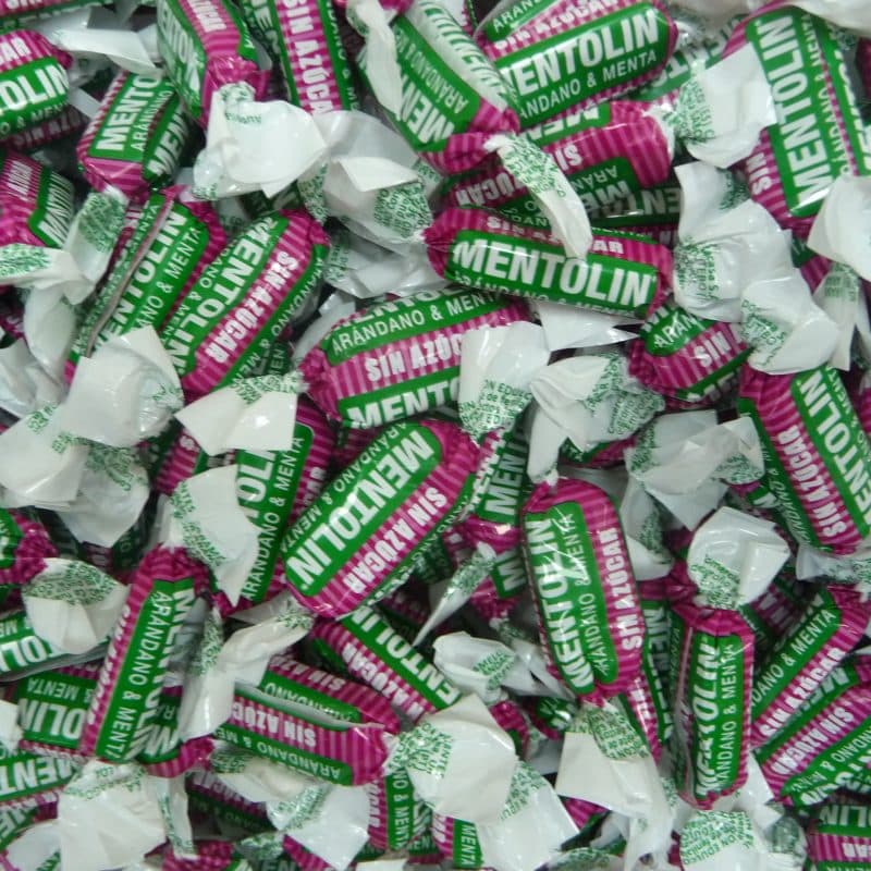 bonbon sans sucre menthe cranberry mentolin