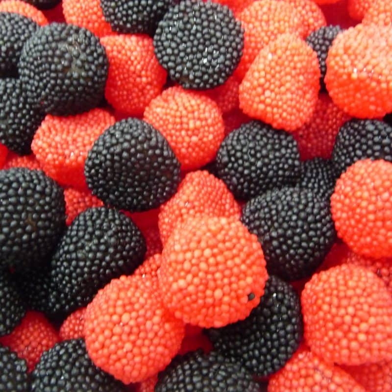 bonbons en vrac berries dulce espagne