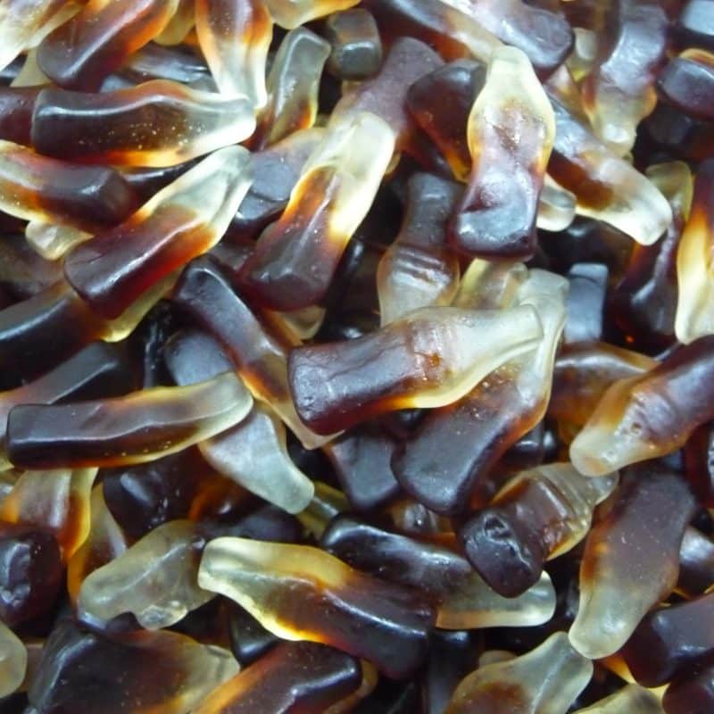 bonbons sans sucre bouteille cola astra sweet