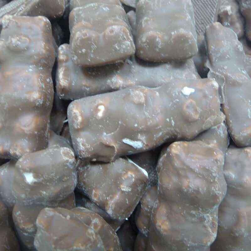 bonbons vrac ours chocolat lait guimauve lutti