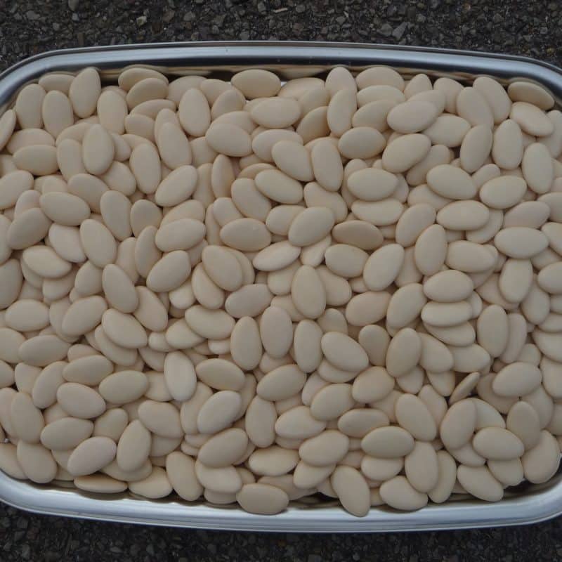 Dragée vrac brillant chocolat couleur écru Adam