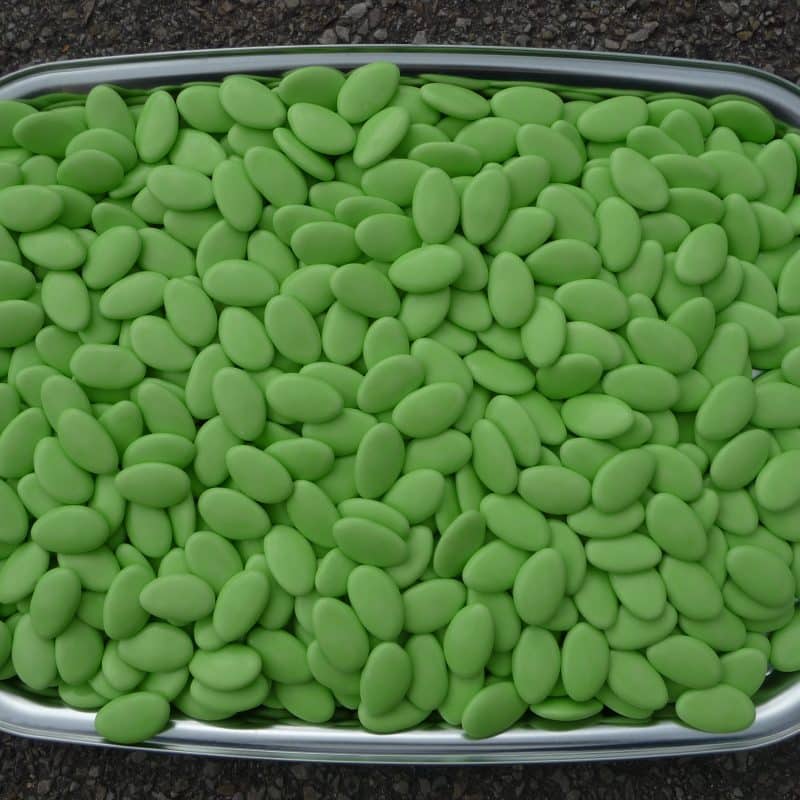 Dragée vrac brillant chocolat couleur tilleul Adam