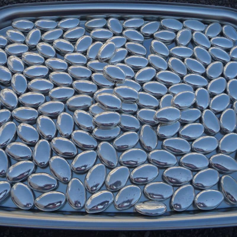 Dragée vrac brillant chocolat couleur argent