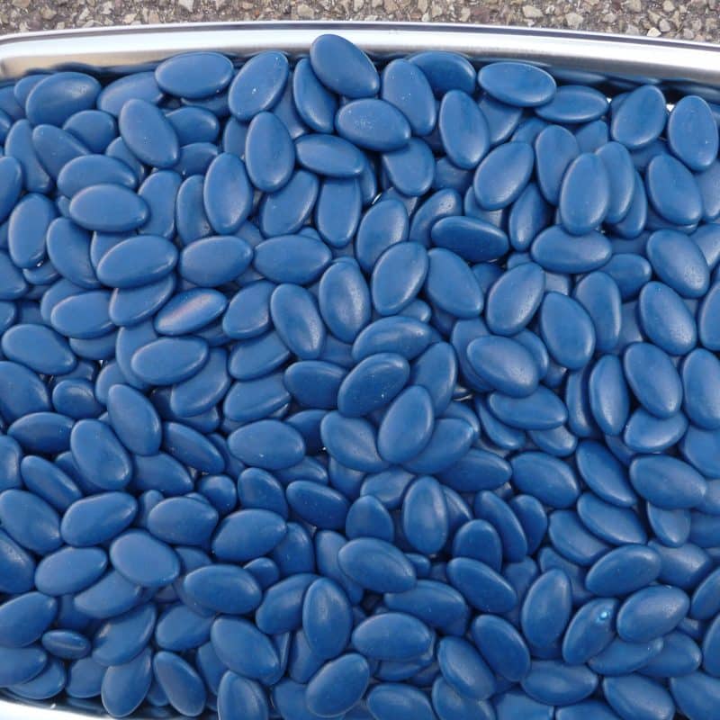 Dragée vrac brillant chocolat couleur bleu marine