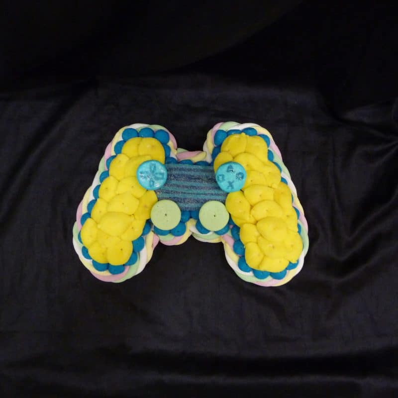 Gâteau de bonbons manette jeu vidéo