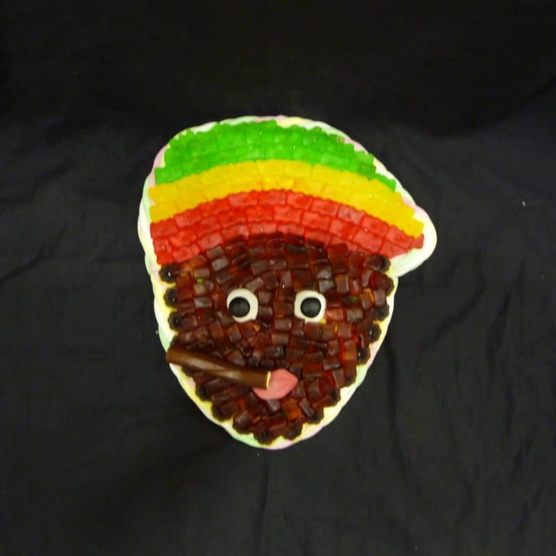 Gâteau de bonbons Rasta