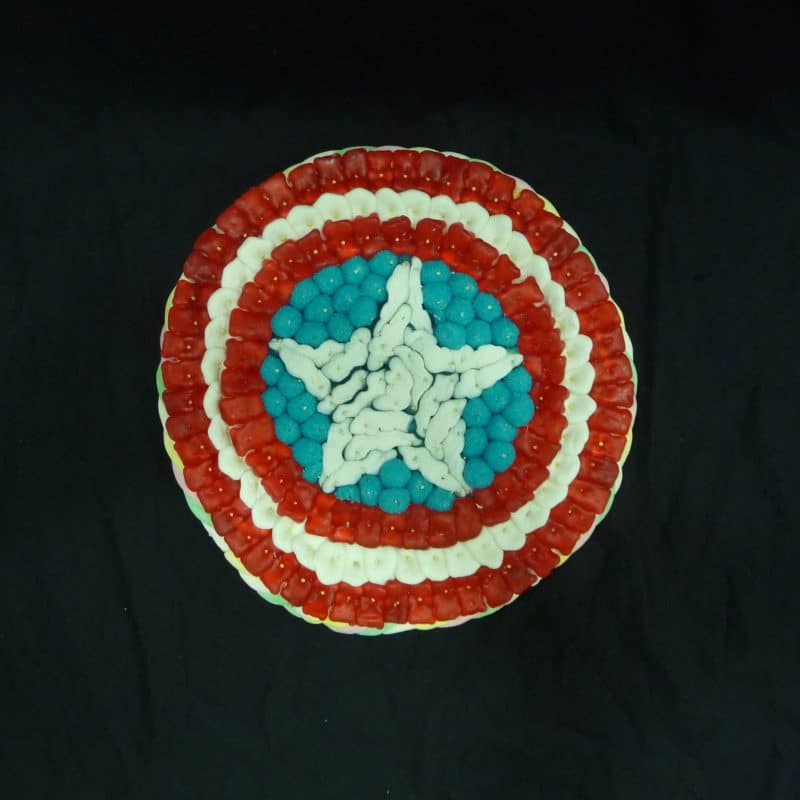 Gâteau de bonbons Captain América