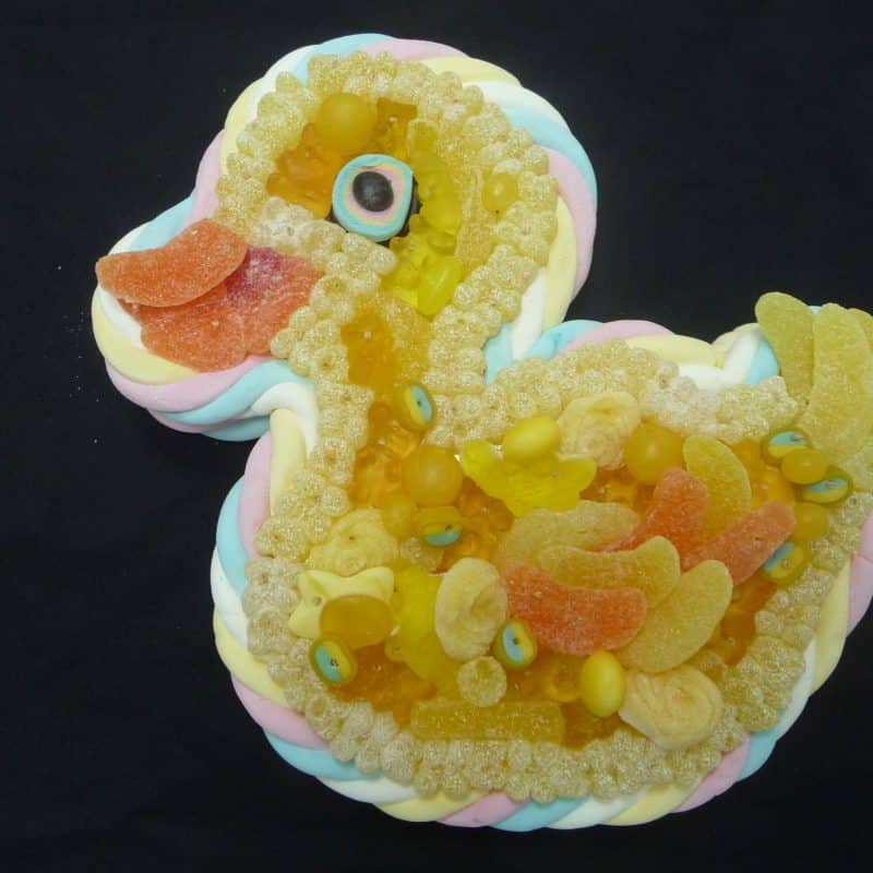 gateau de bonbons canard