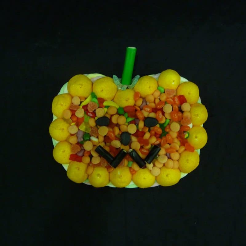 Gâteau de bonbons citrouille