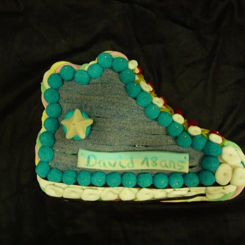 Gâteau de bonbons Converse