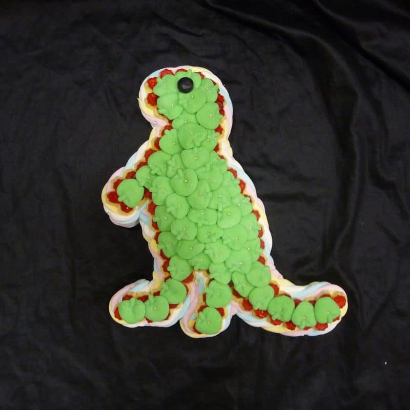 Gâteau de bonbons dinosaure