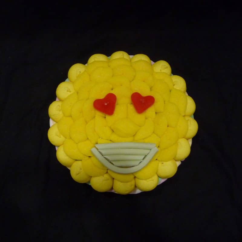 Gâteau de bonbons Emoji Smiley