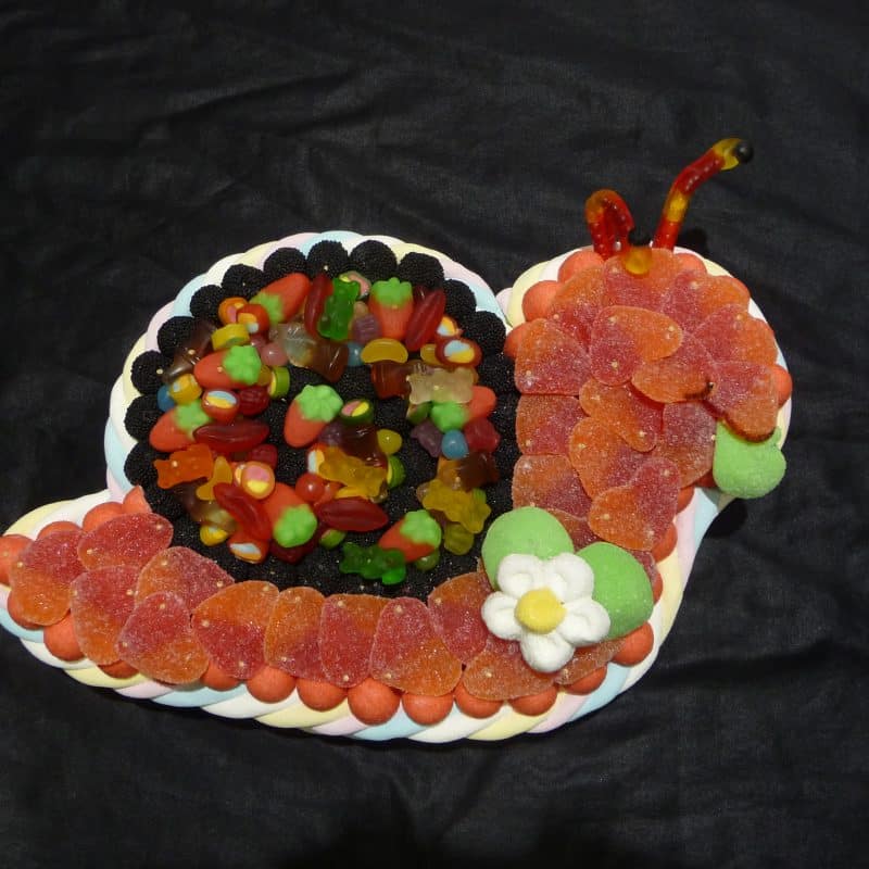 Gâteau de bonbons Escargot