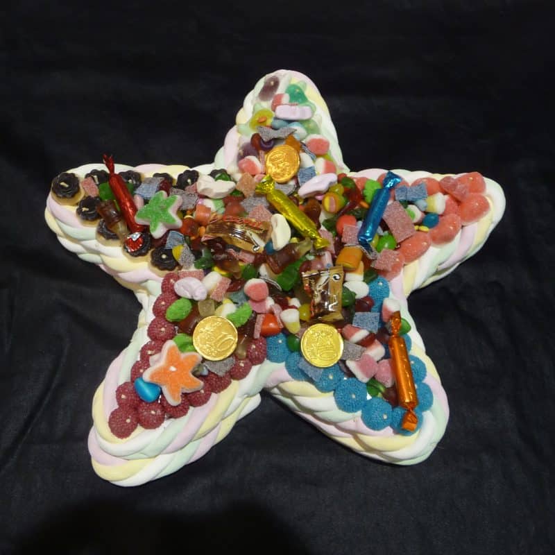Gâteau de bonbons étoile des neiges