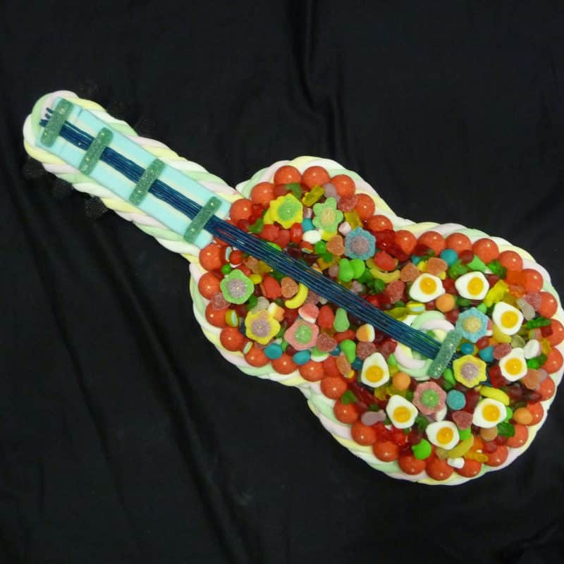 Gâteau de bonbons guitare