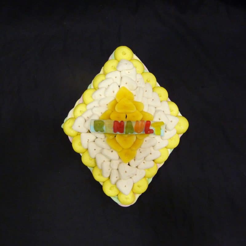 Gâteau de bonbons logo Renault