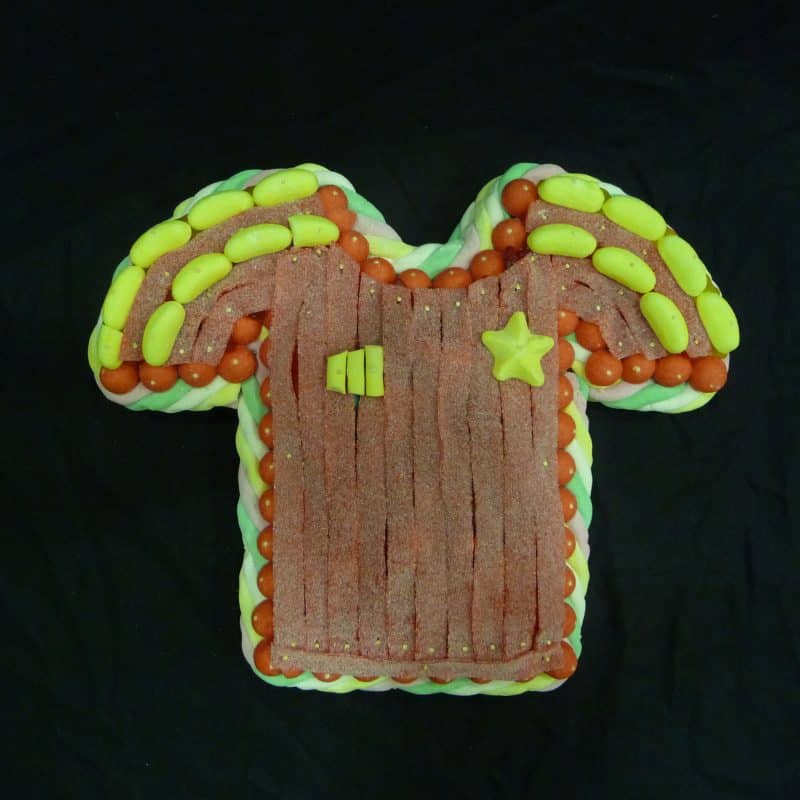 Gâteau de bonbons maillot d'Espagne