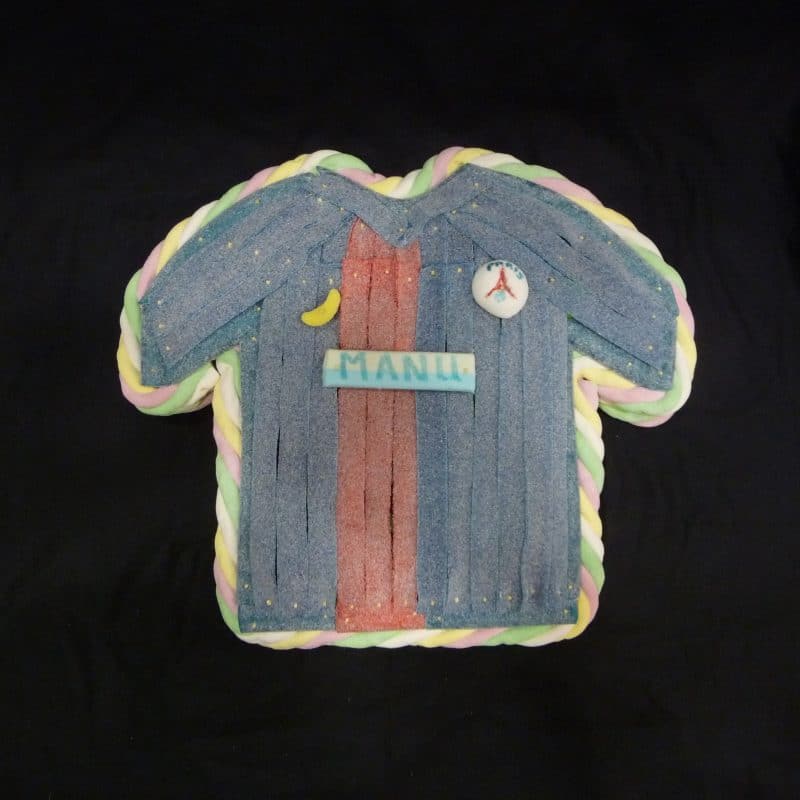 Gâteau de bonbons maillot du PSG