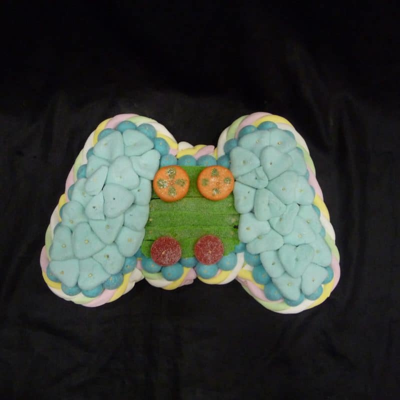 Gâteau de bonbons manette de jeu vidéo