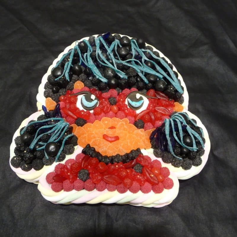 Gâteau de bonbons en forme de Miraculous