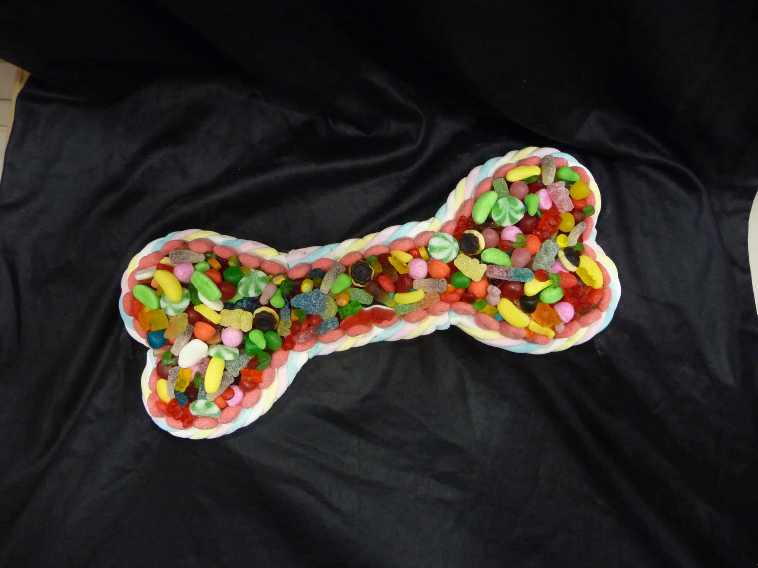 Gâteau de bonbons os à moelle