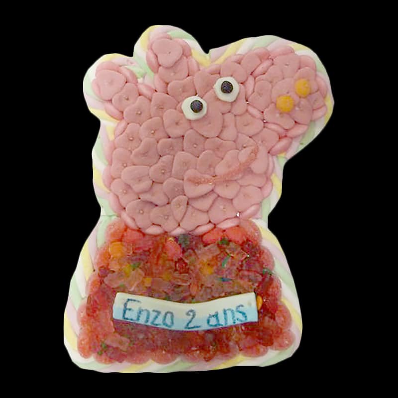 Gâteau de bonbons Peppa Pig