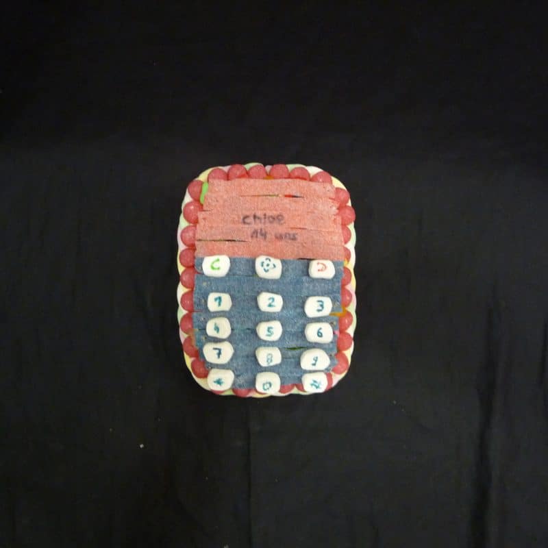 Gâteau de bonbons téléphone