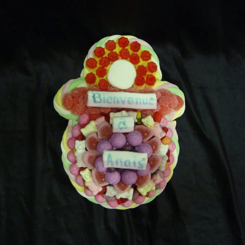 Gâteau de bonbons tétine