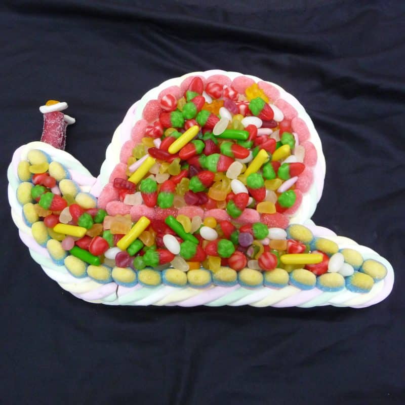 gâteau de bonbons escargot de bourgogne