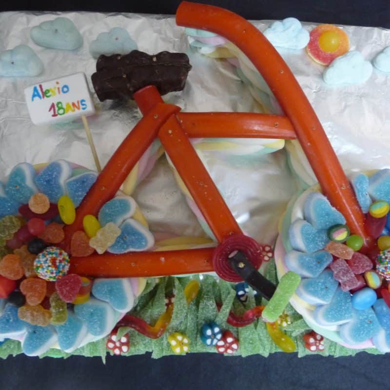 gateau bonbon velo bicyclette rouen quevilly