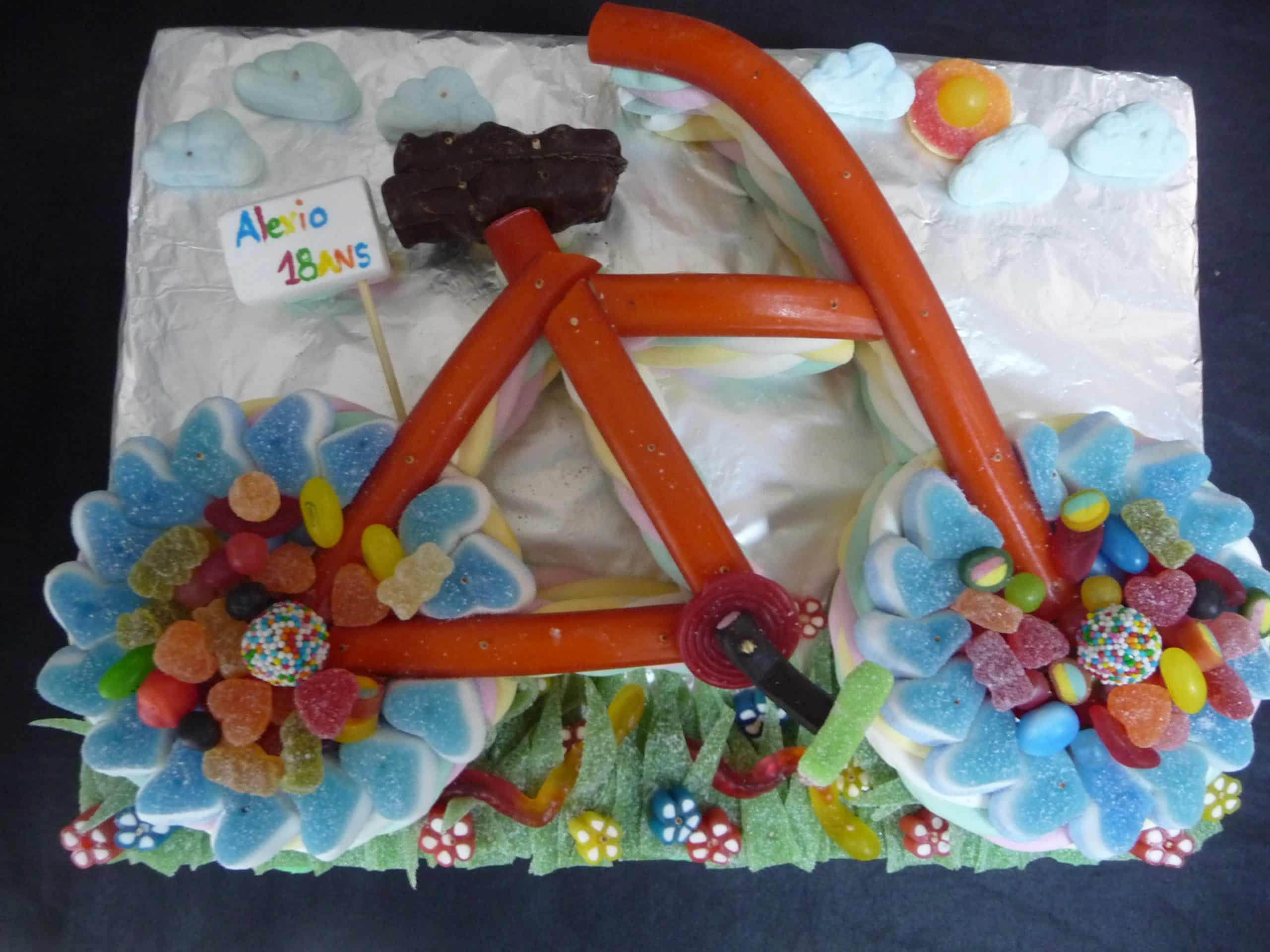 gateau bonbon velo bicyclette rouen quevilly