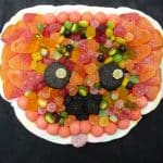 gateau de bonbons tete chien