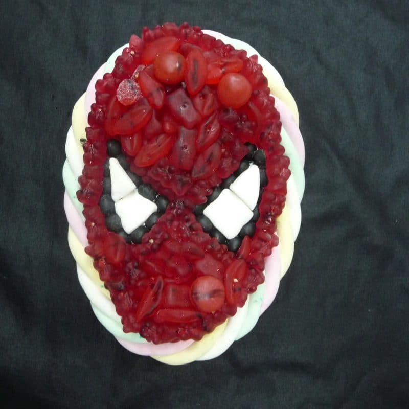 gateau de bonbons tete spiderman pas cher