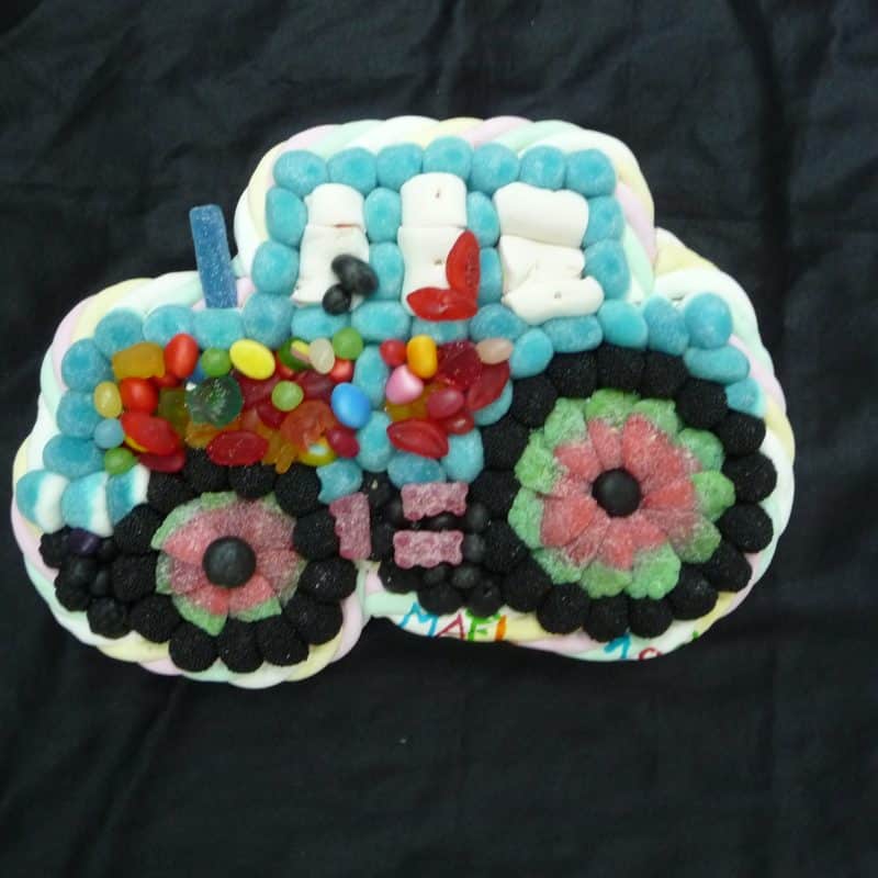 gateau de bonbons tracteur pas cher
