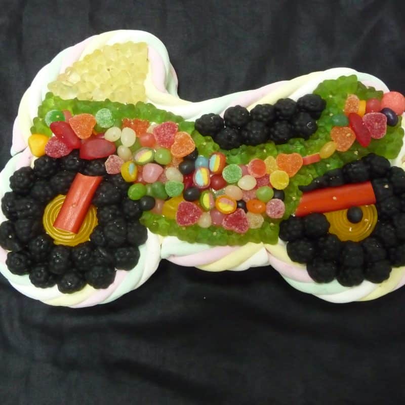 gateau de bonbons petite moto