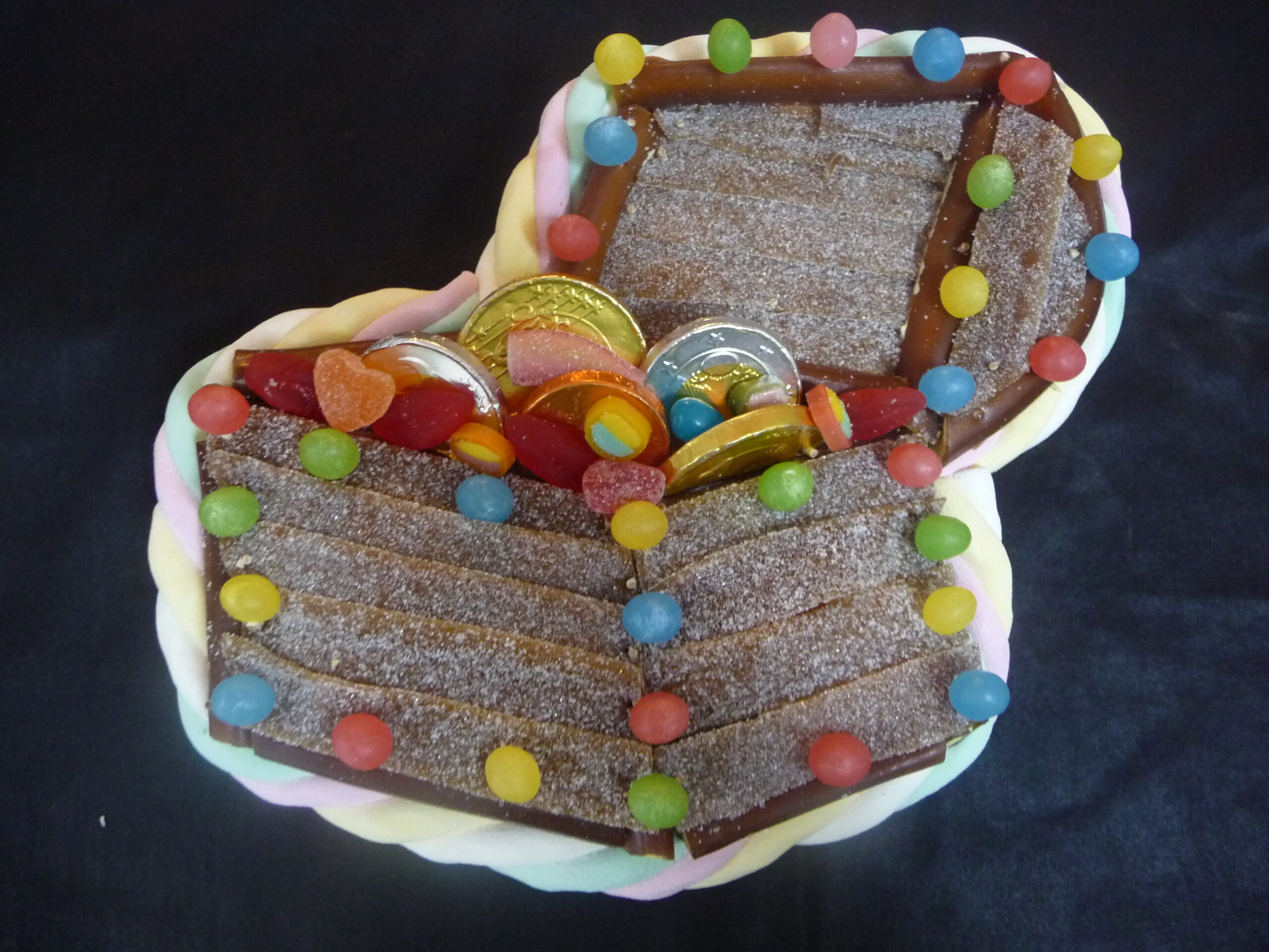 gateau de bonbons coffre fort pirate pas cher