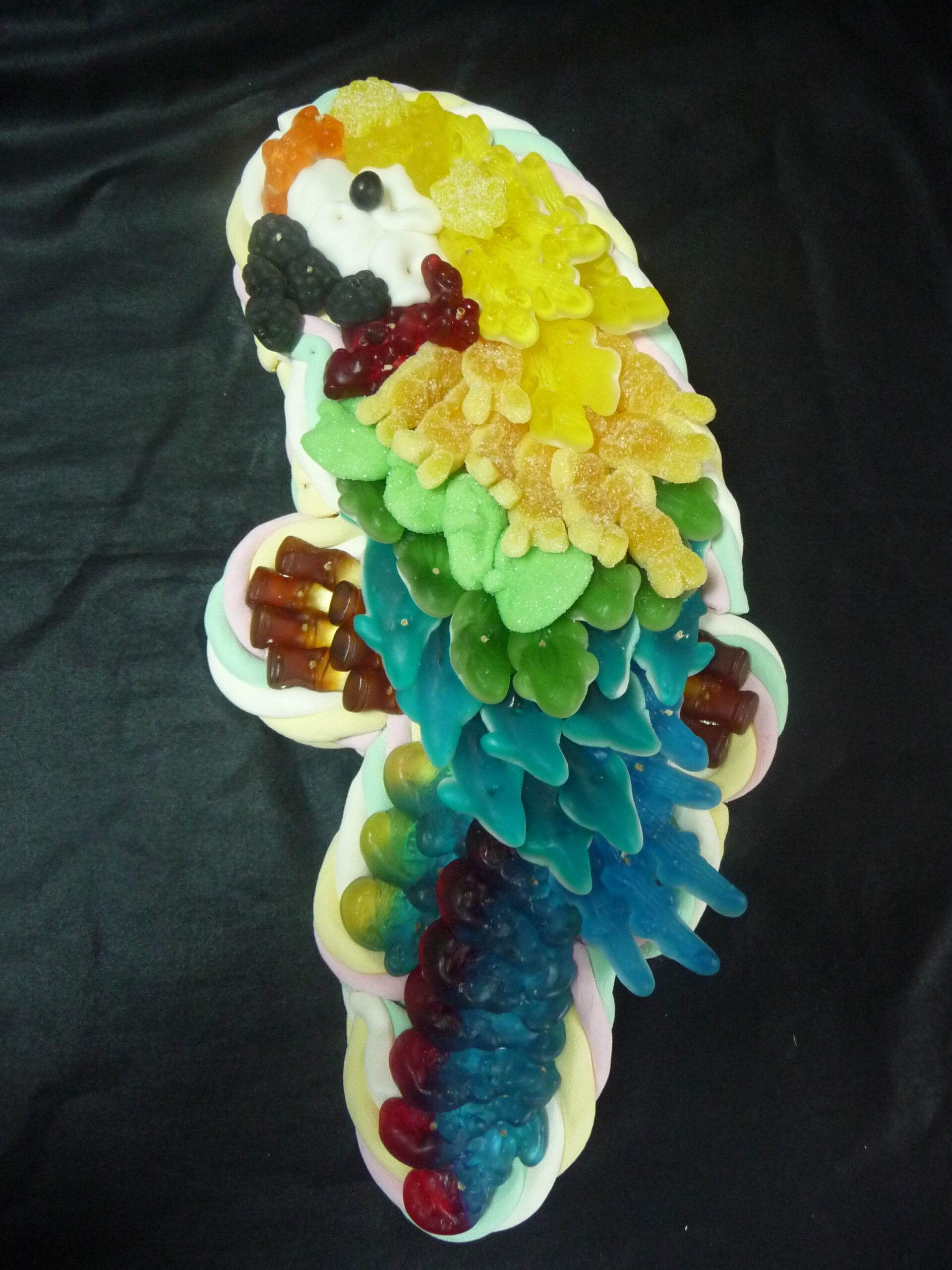 gateau de bonbons perroquet pirate pas cher