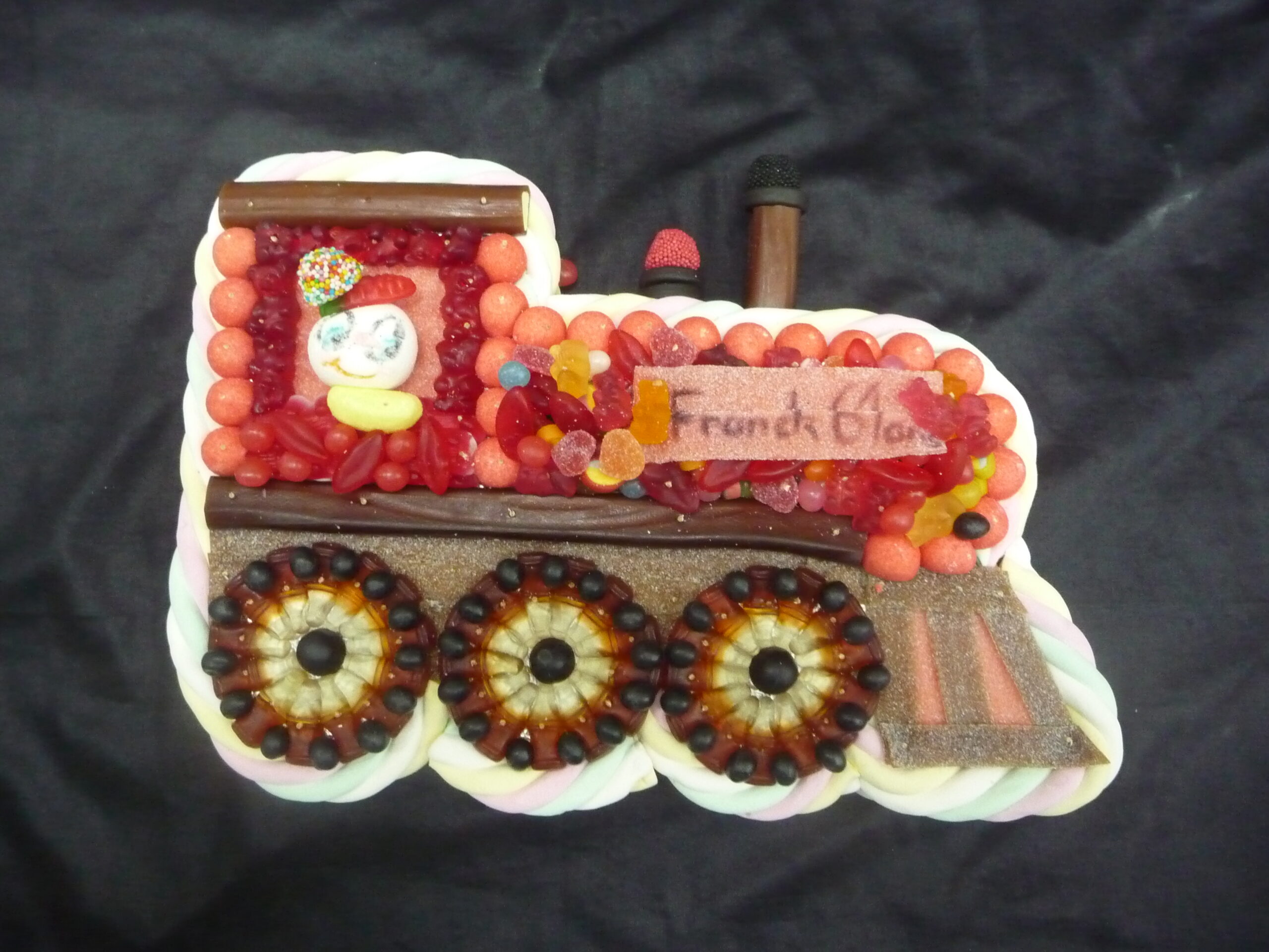gateau de bonbons locomotive train pas cher