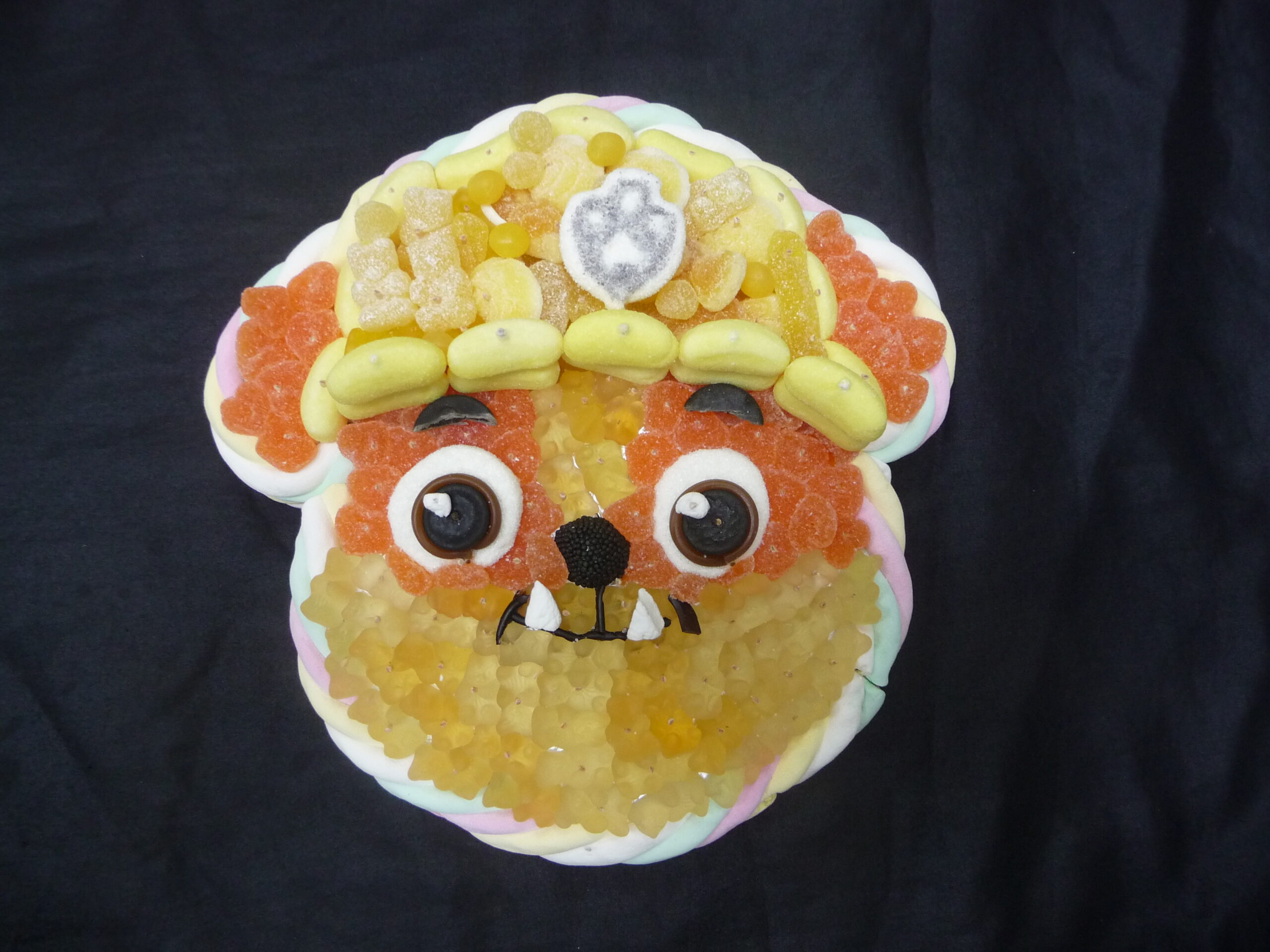 gateau de bonbons tete ruben pat patouille pas cher