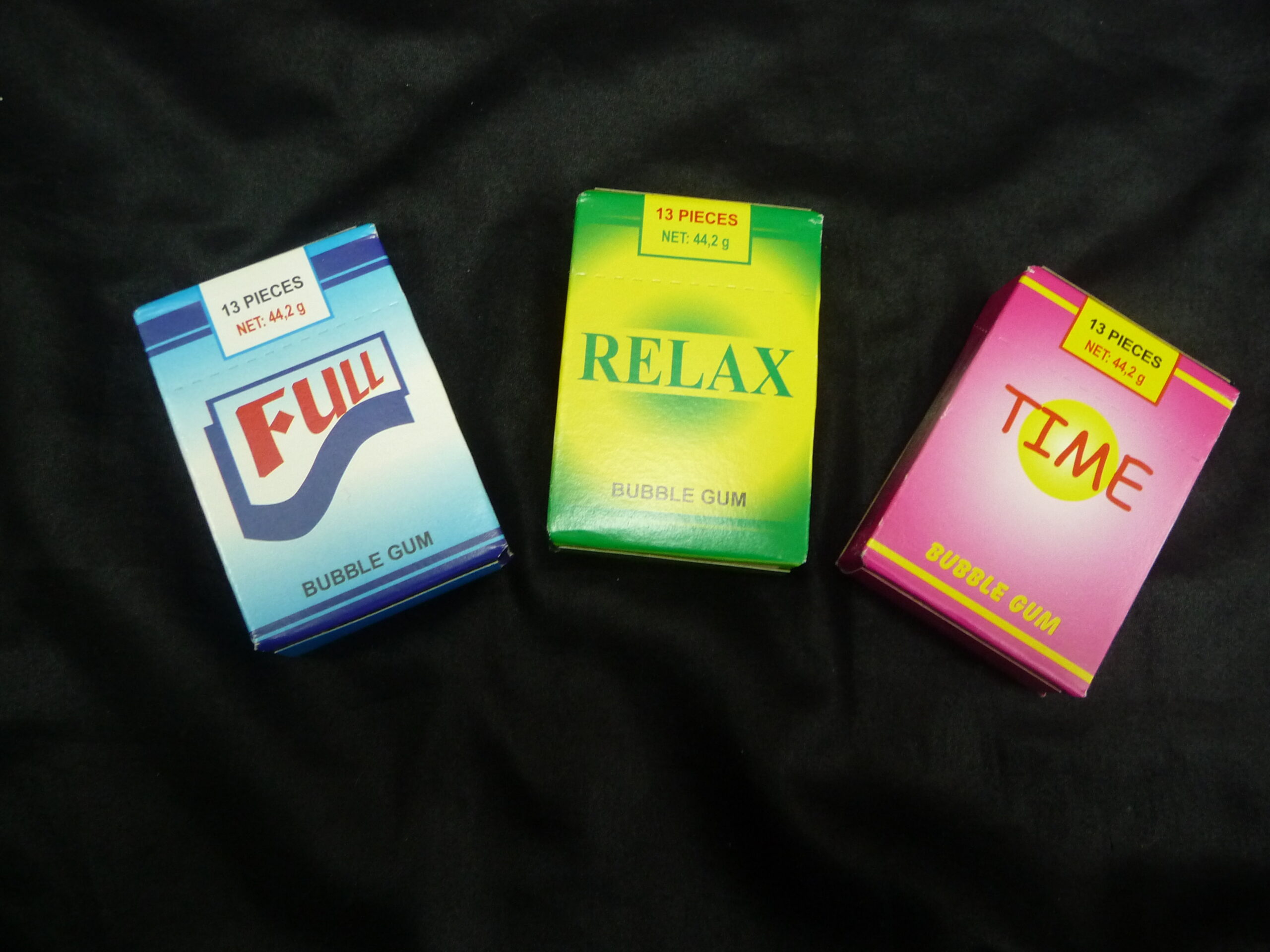cigarette chewing gum sticks patrelle